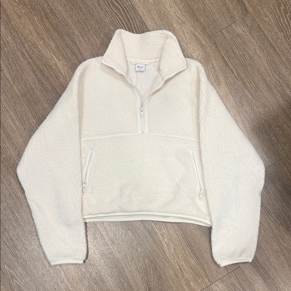 TNA Aritzia Fleece Quarter Zip